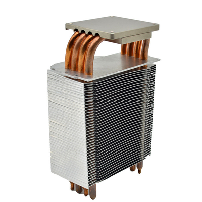 Aluminum Bottom Heatsink With Heatpipe Practical Plating Nickel